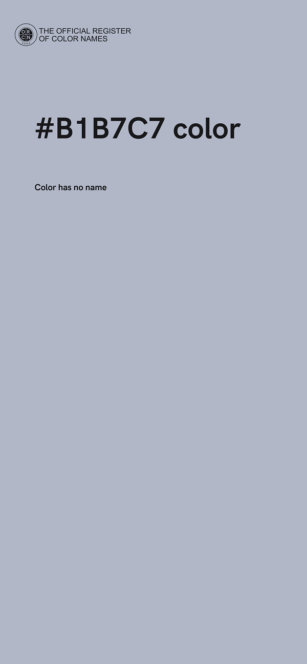 #B1B7C7 color image