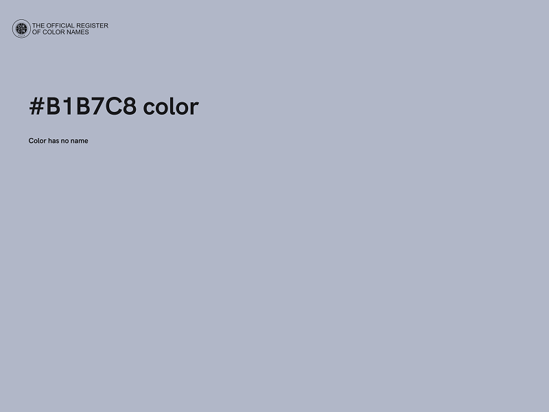 #B1B7C8 color image