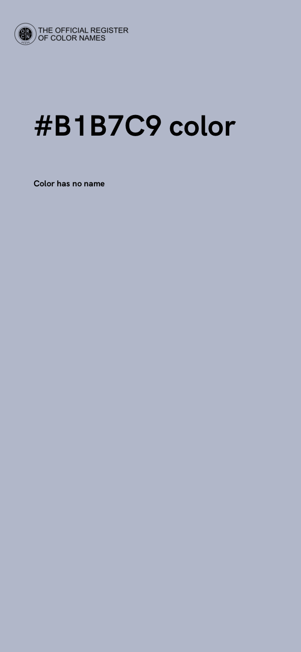 #B1B7C9 color image