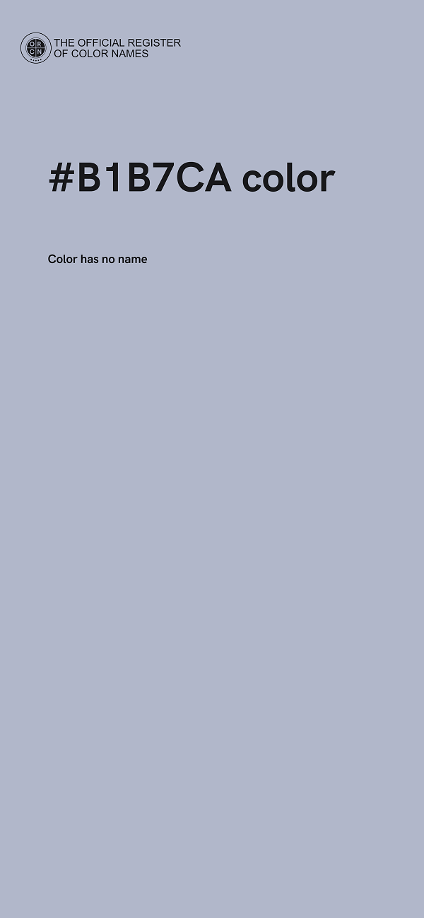 #B1B7CA color image