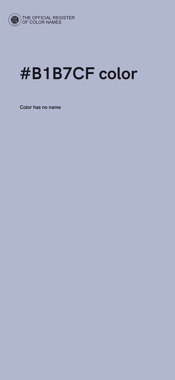 #B1B7CF color image