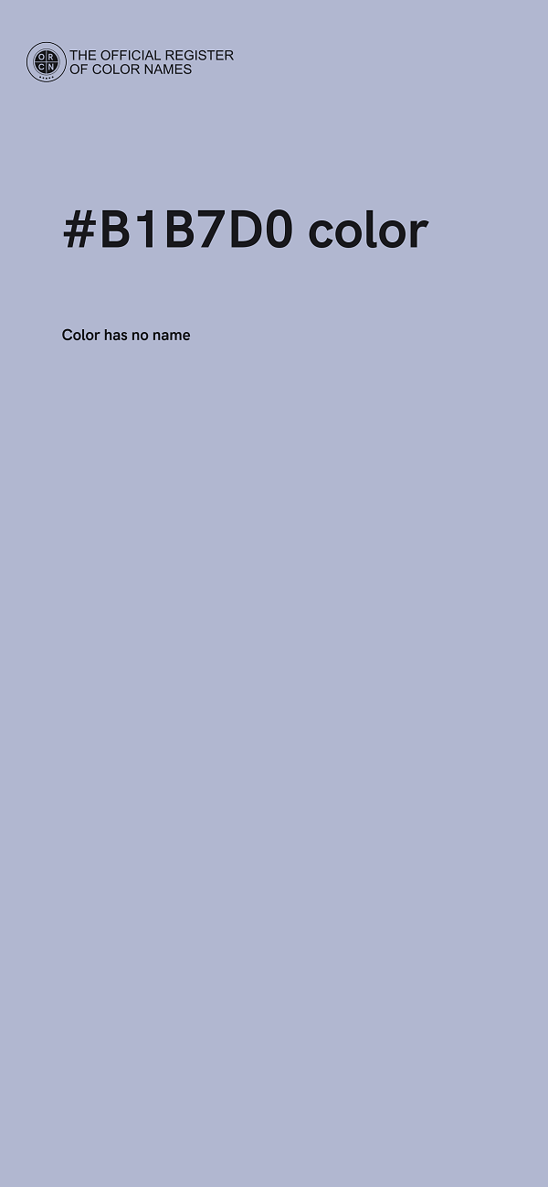 #B1B7D0 color image