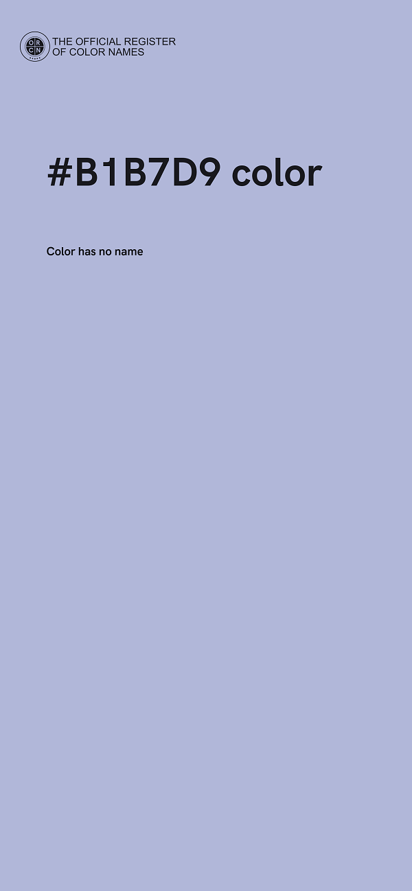 #B1B7D9 color image