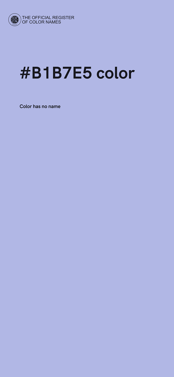 #B1B7E5 color image