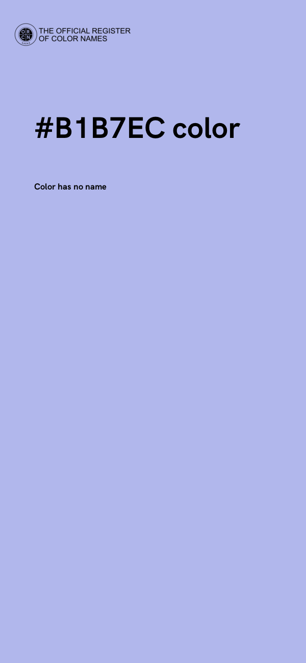 #B1B7EC color image