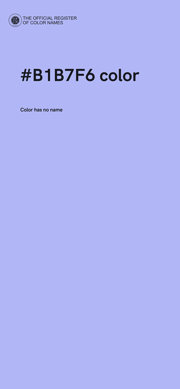 #B1B7F6 color image