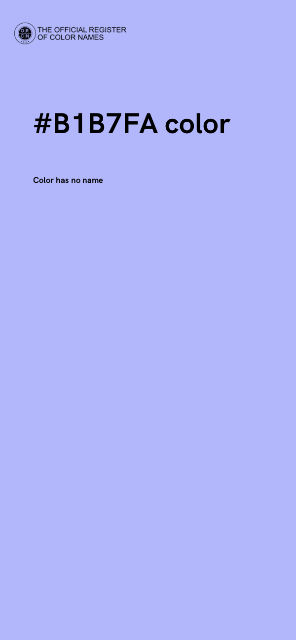 #B1B7FA color image