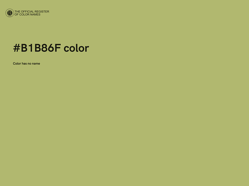 #B1B86F color image