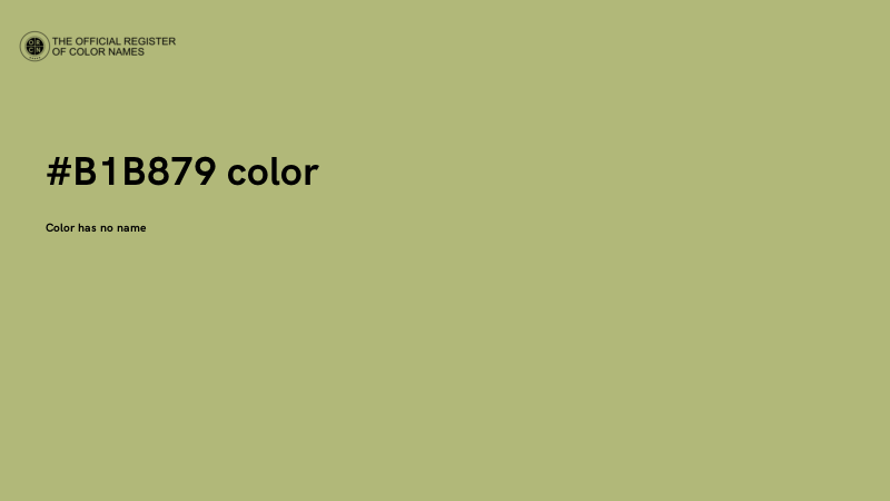 #B1B879 color image