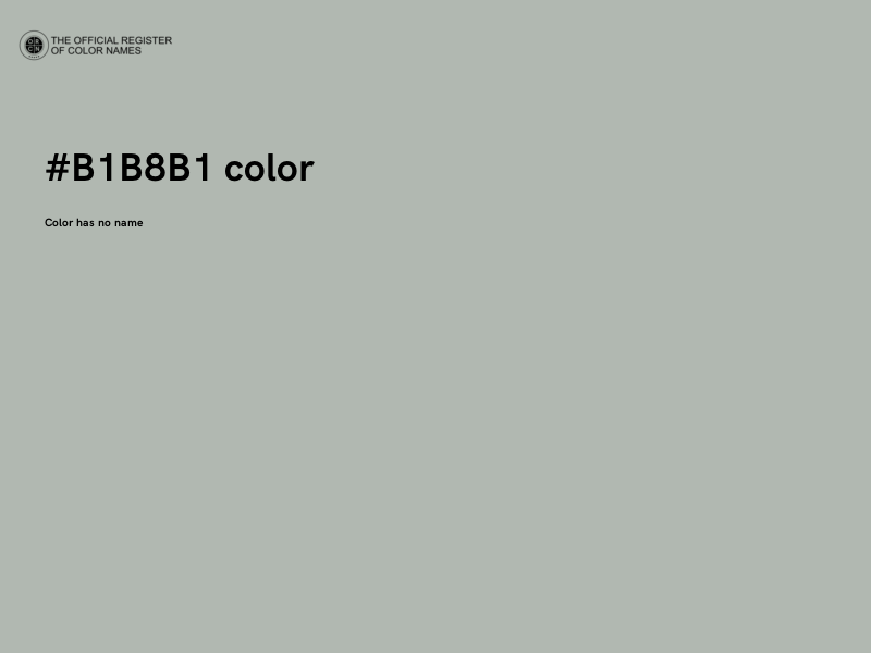 #B1B8B1 color image