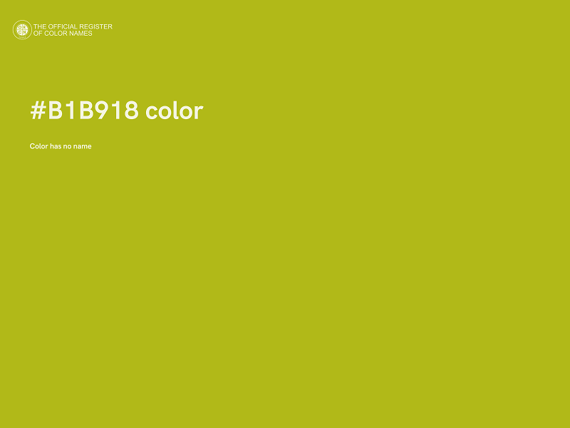 #B1B918 color image