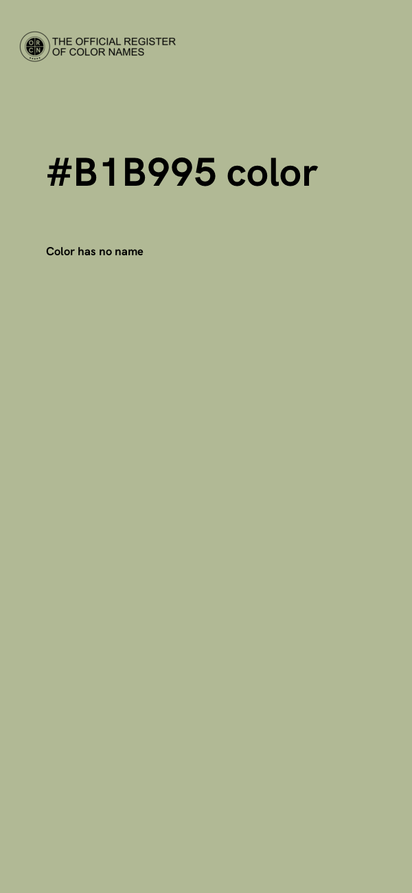 #B1B995 color image
