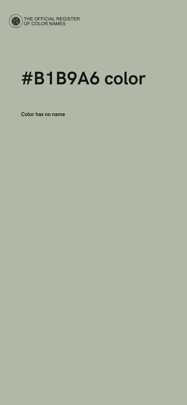 #B1B9A6 color image