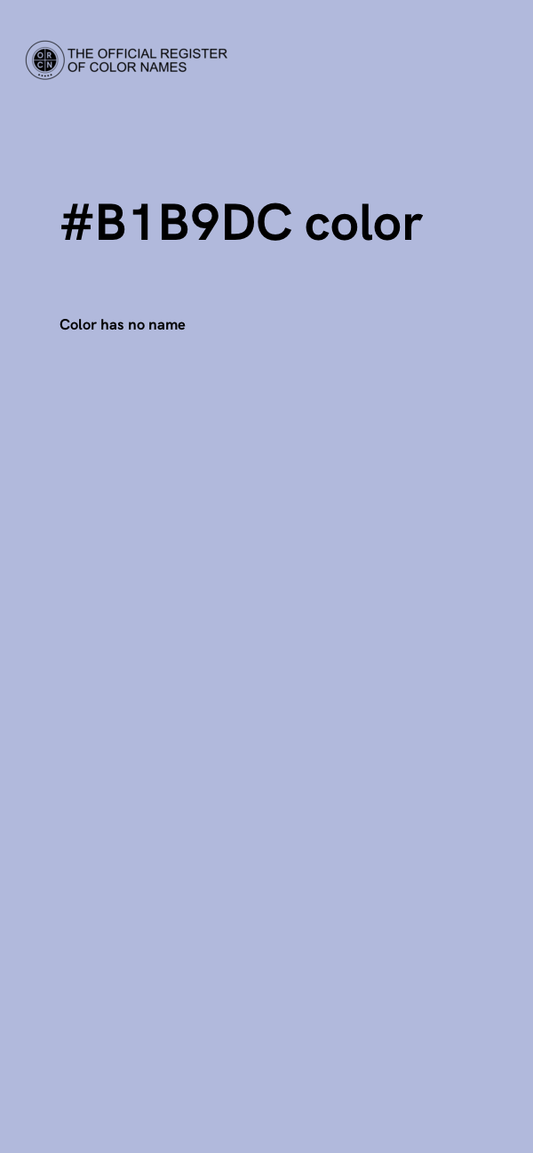 #B1B9DC color image