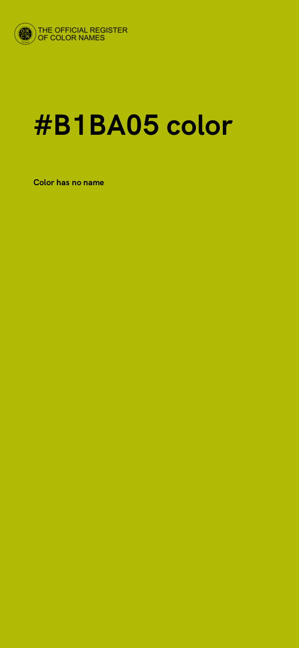 #B1BA05 color image