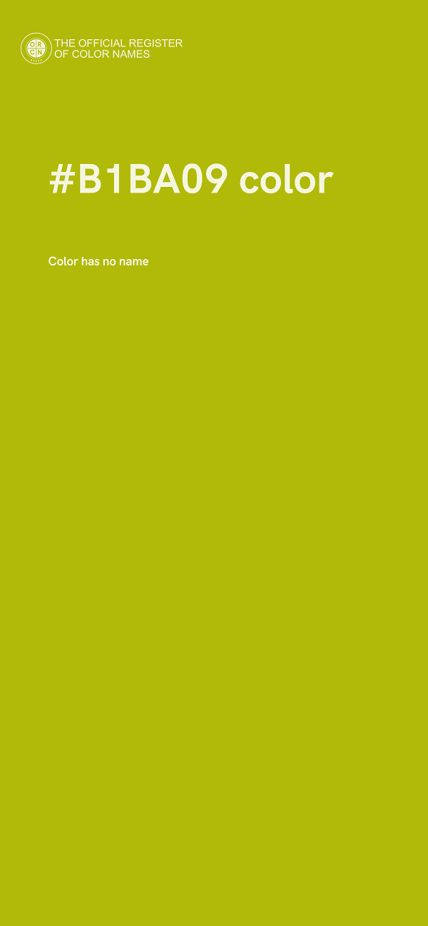 #B1BA09 color image