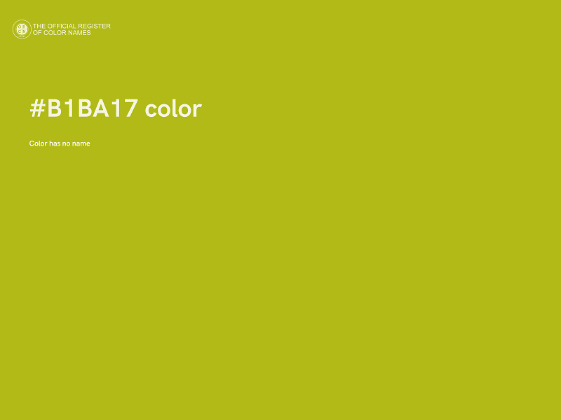 #B1BA17 color image