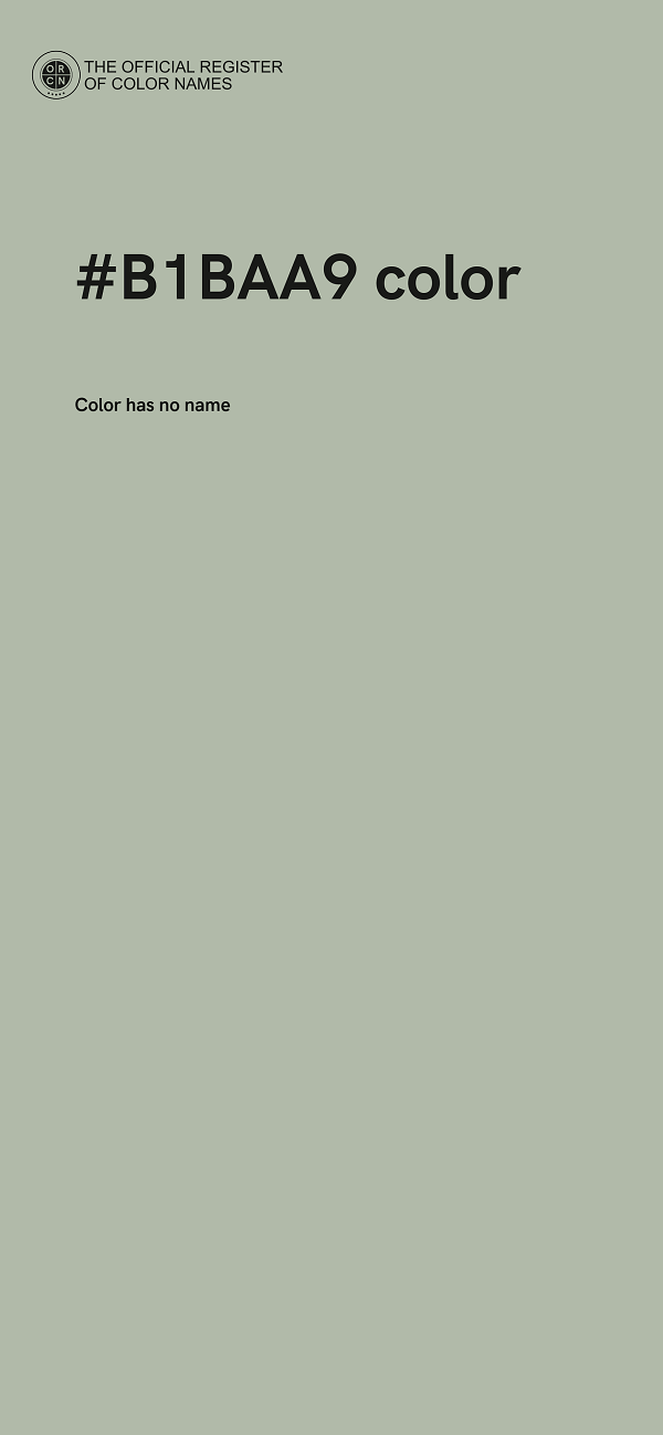 #B1BAA9 color image