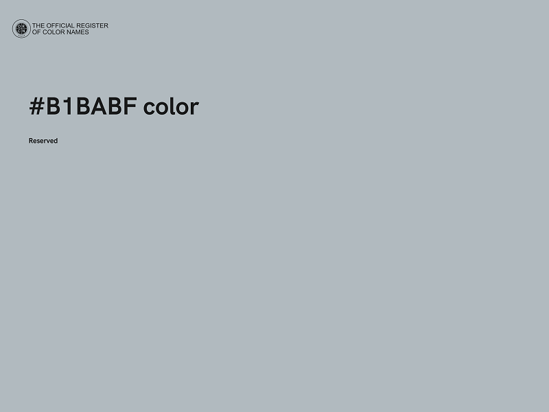 #B1BABF color image