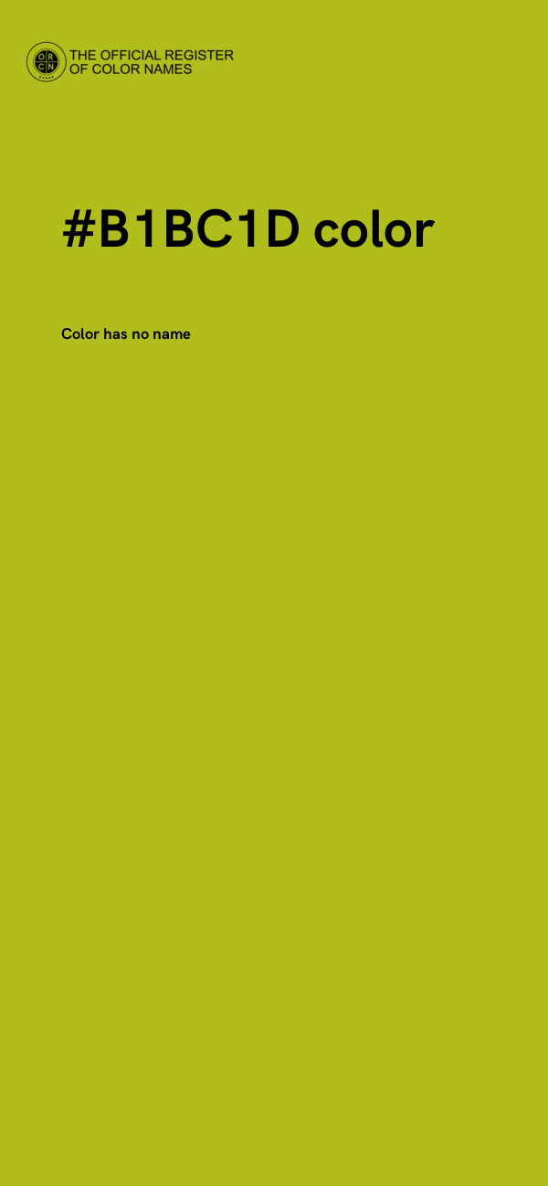 #B1BC1D color image