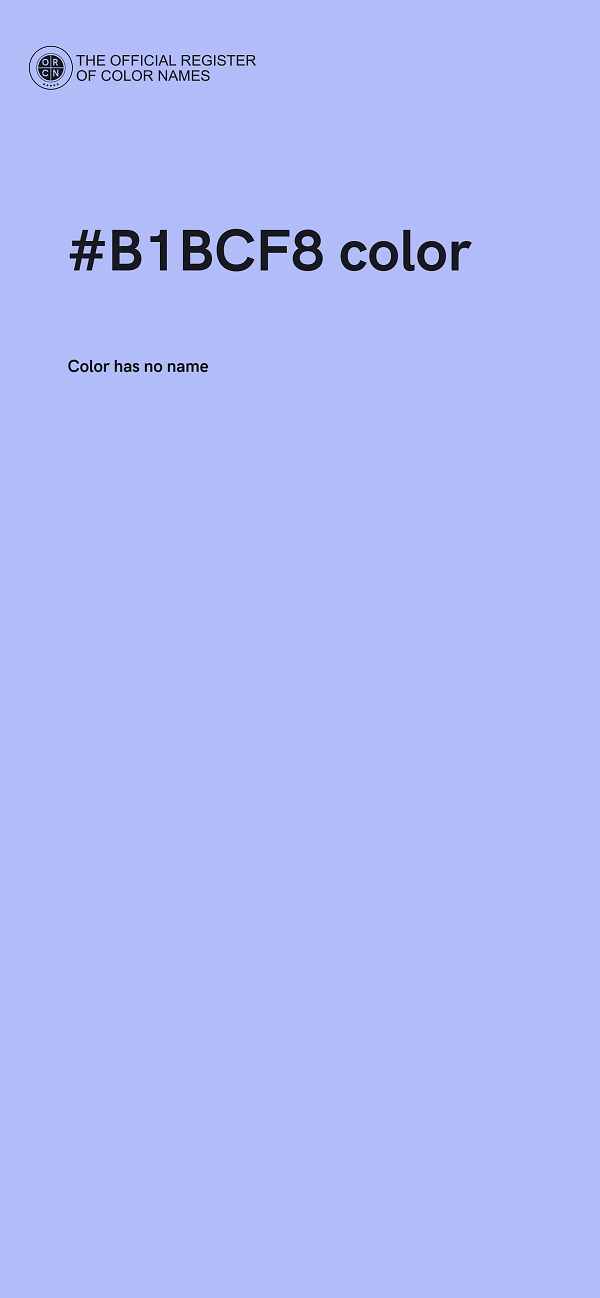 #B1BCF8 color image