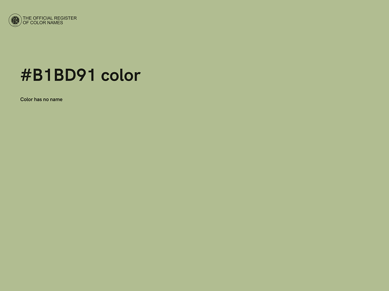 #B1BD91 color image