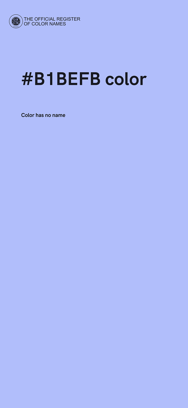 #B1BEFB color image