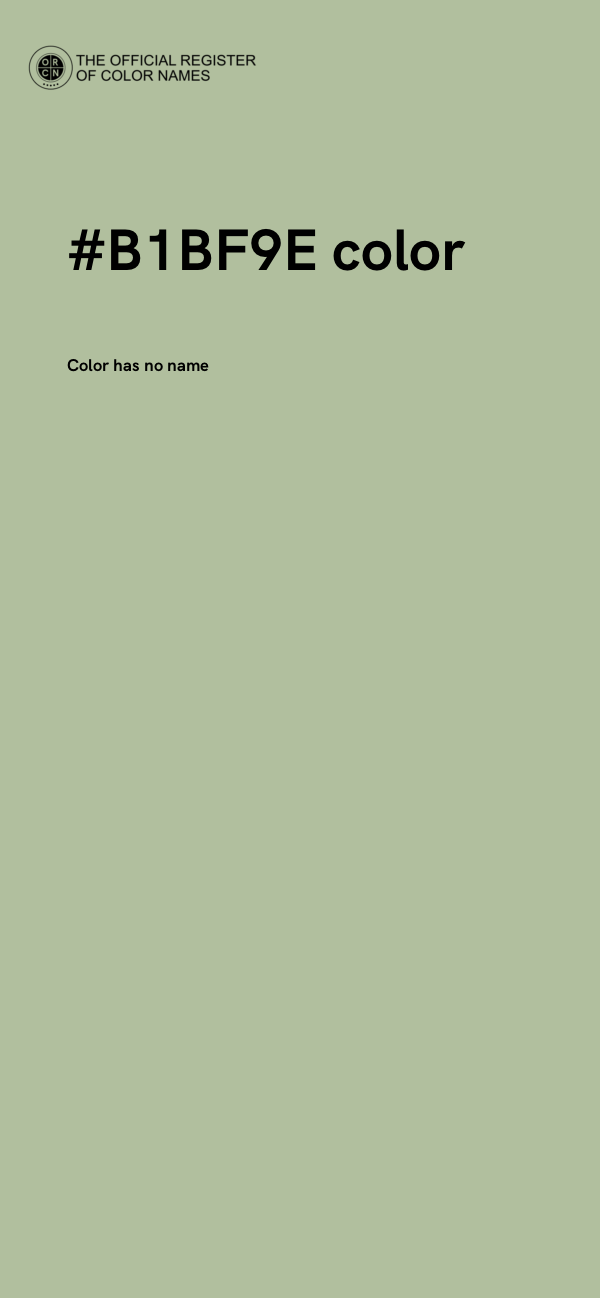 #B1BF9E color image