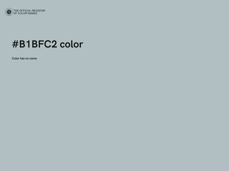 #B1BFC2 color image