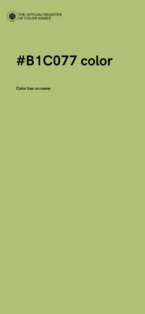 #B1C077 color image