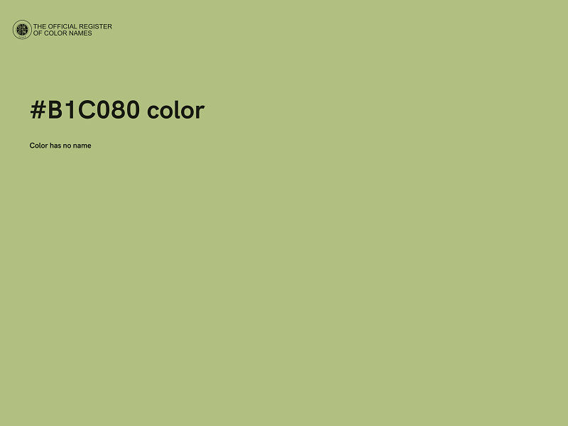 #B1C080 color image