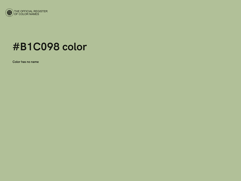 #B1C098 color image