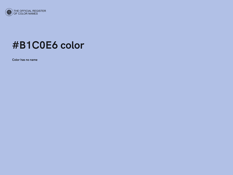 #B1C0E6 color image