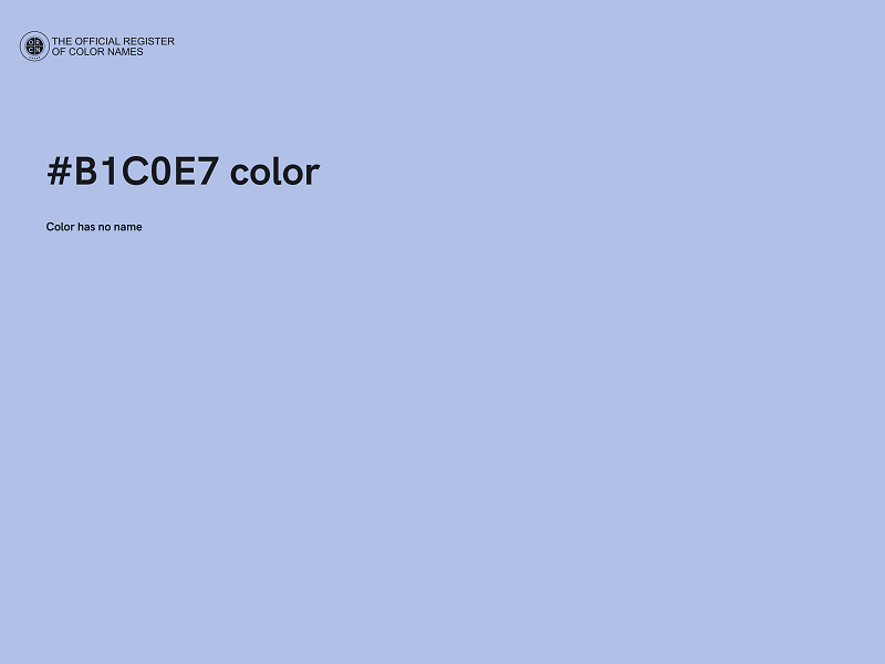 #B1C0E7 color image