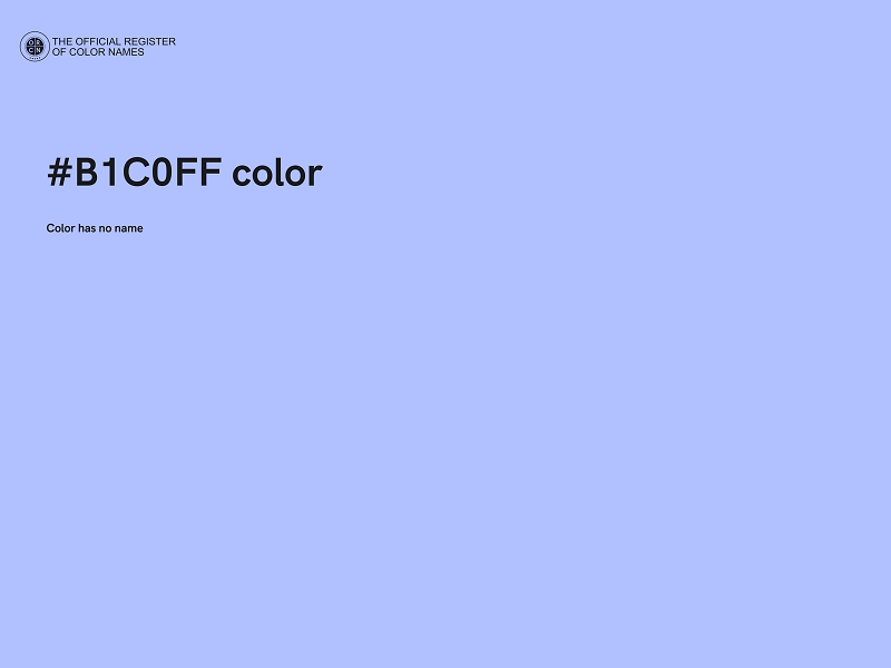 #B1C0FF color image