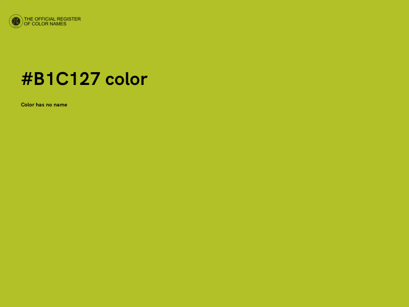 #B1C127 color image