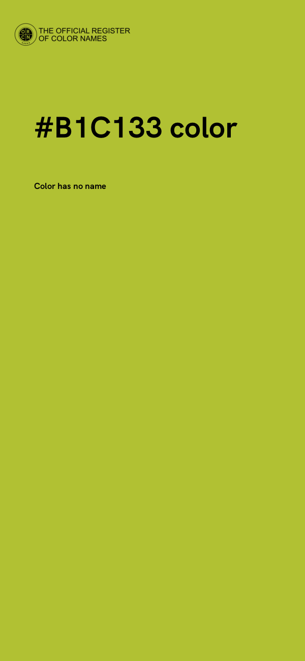 #B1C133 color image