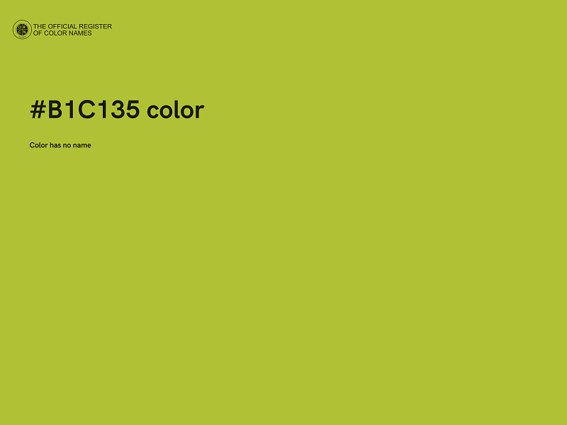 #B1C135 color image