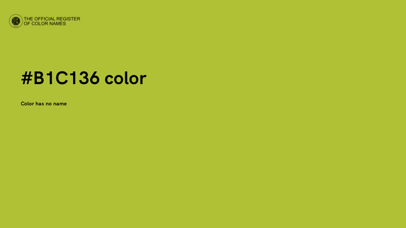 #B1C136 color image