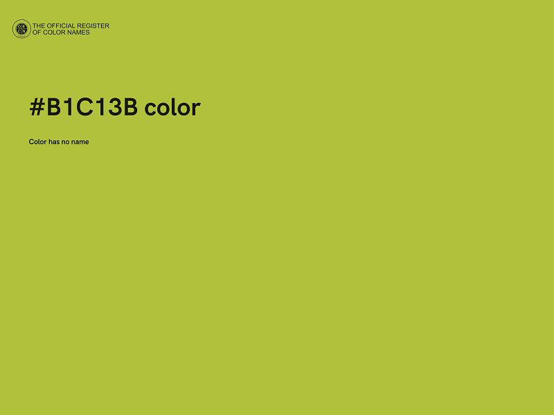 #B1C13B color image