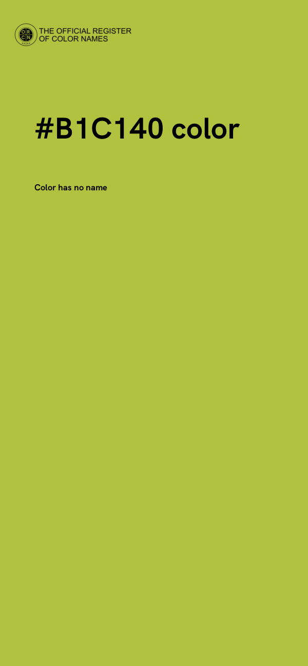 #B1C140 color image