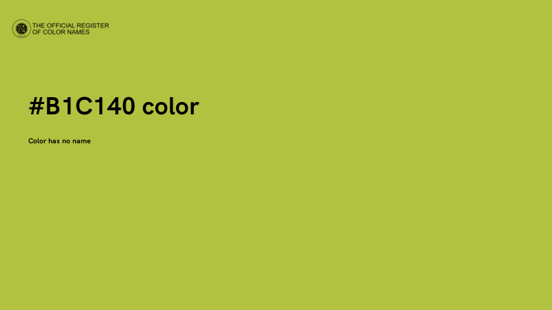 #B1C140 color image