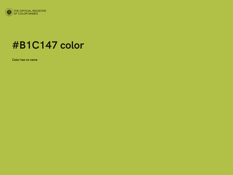 #B1C147 color image