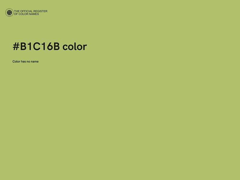#B1C16B color image