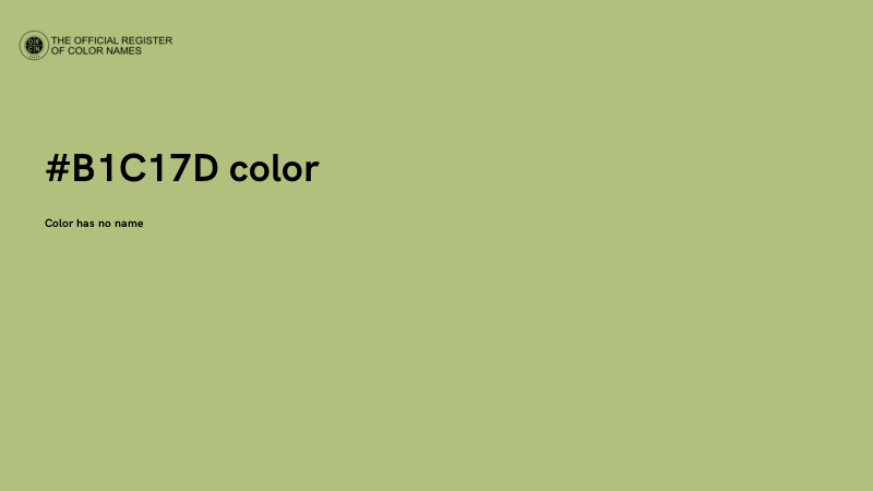 #B1C17D color image