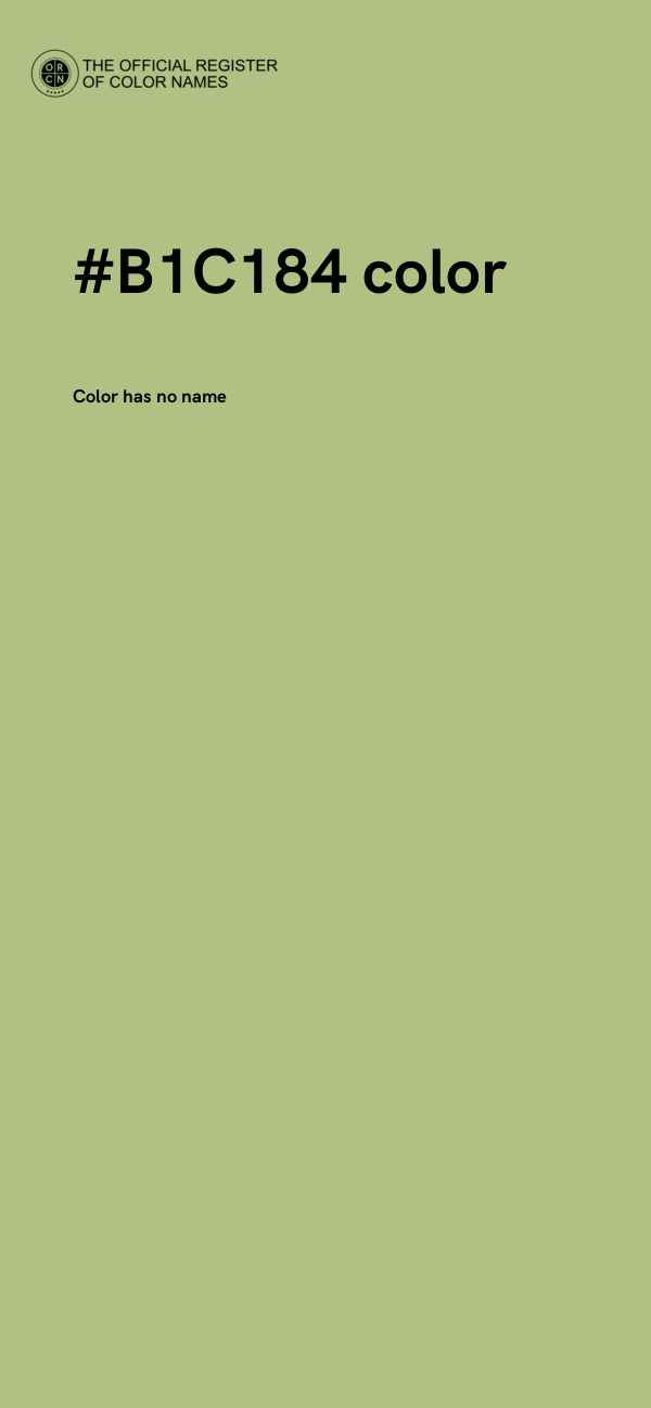 #B1C184 color image