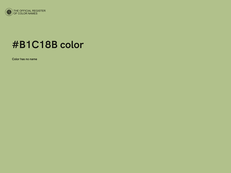 #B1C18B color image