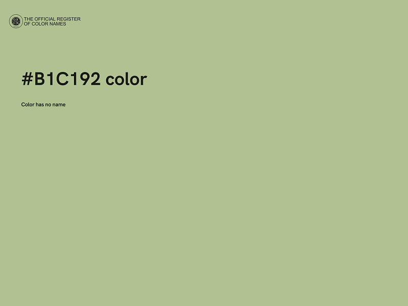 #B1C192 color image