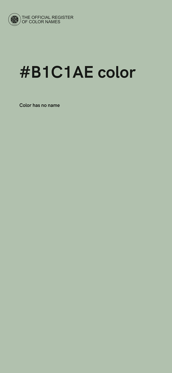 #B1C1AE color image