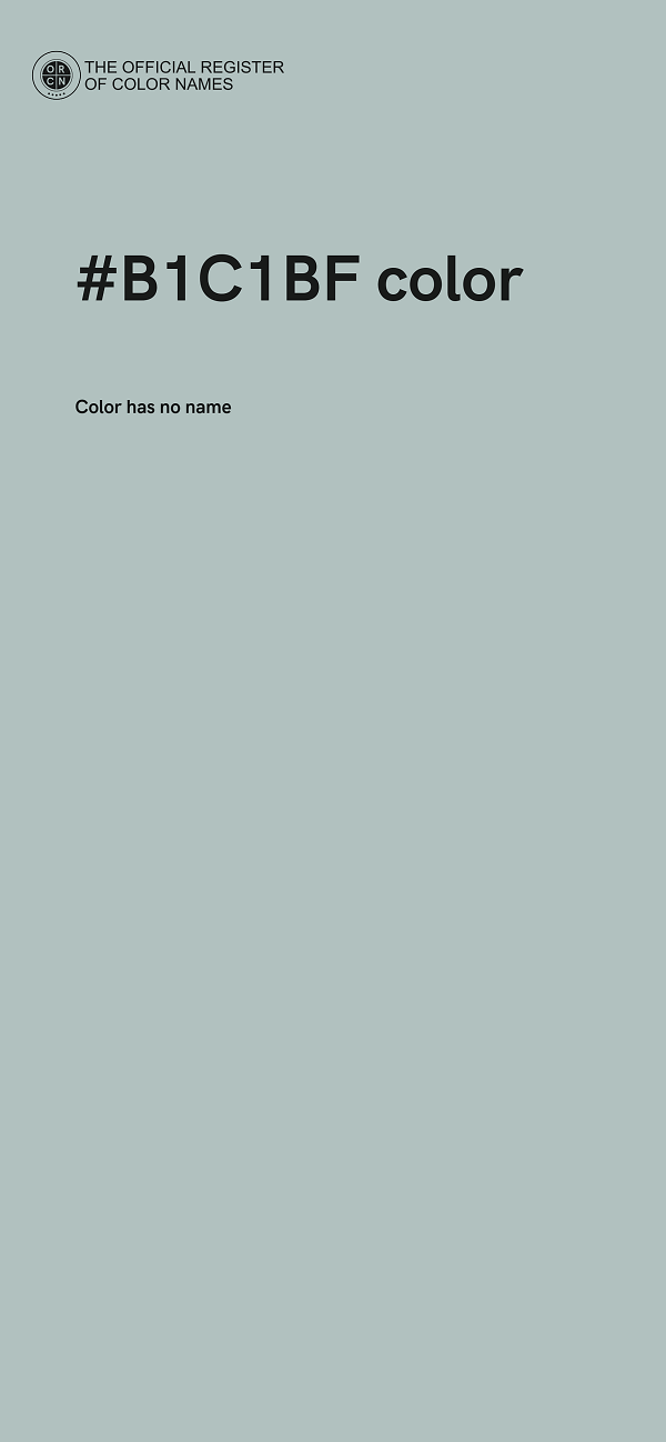 #B1C1BF color image